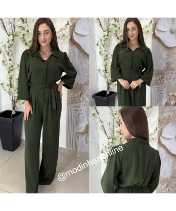 Macacão Juliana Verde Militar